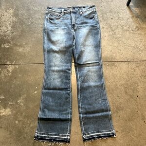 Judy Blue size 13/31 high rise slim bootcut jeans, no distressing